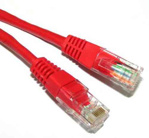 Cat 5E UTP Patch Cord - WT-2038A Red 2m